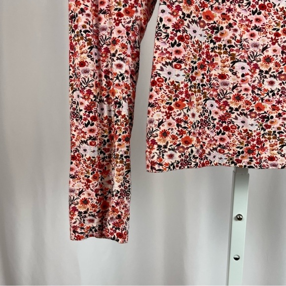 Handmade Large Floral Square Neck Puff Sleeve Retro Boho Cottagecore Crop Top - Picture 3 of 7